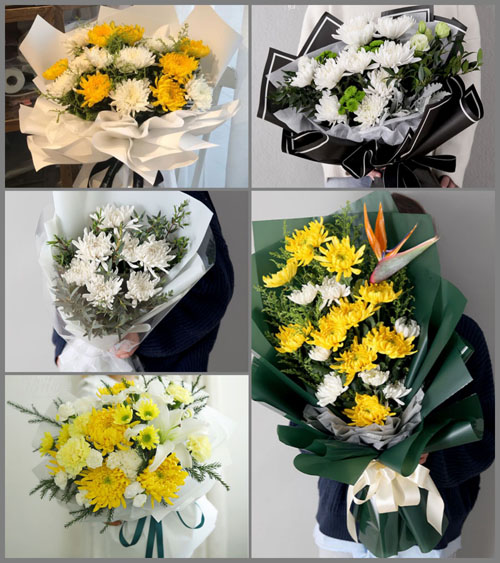 湖北孝感市应城市陈河镇周塔村白事花束代送